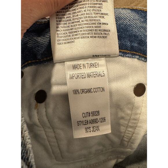 Agolde Women’s 90's Mid Rise Loose Jean Size 24 - Picture 5 of 10